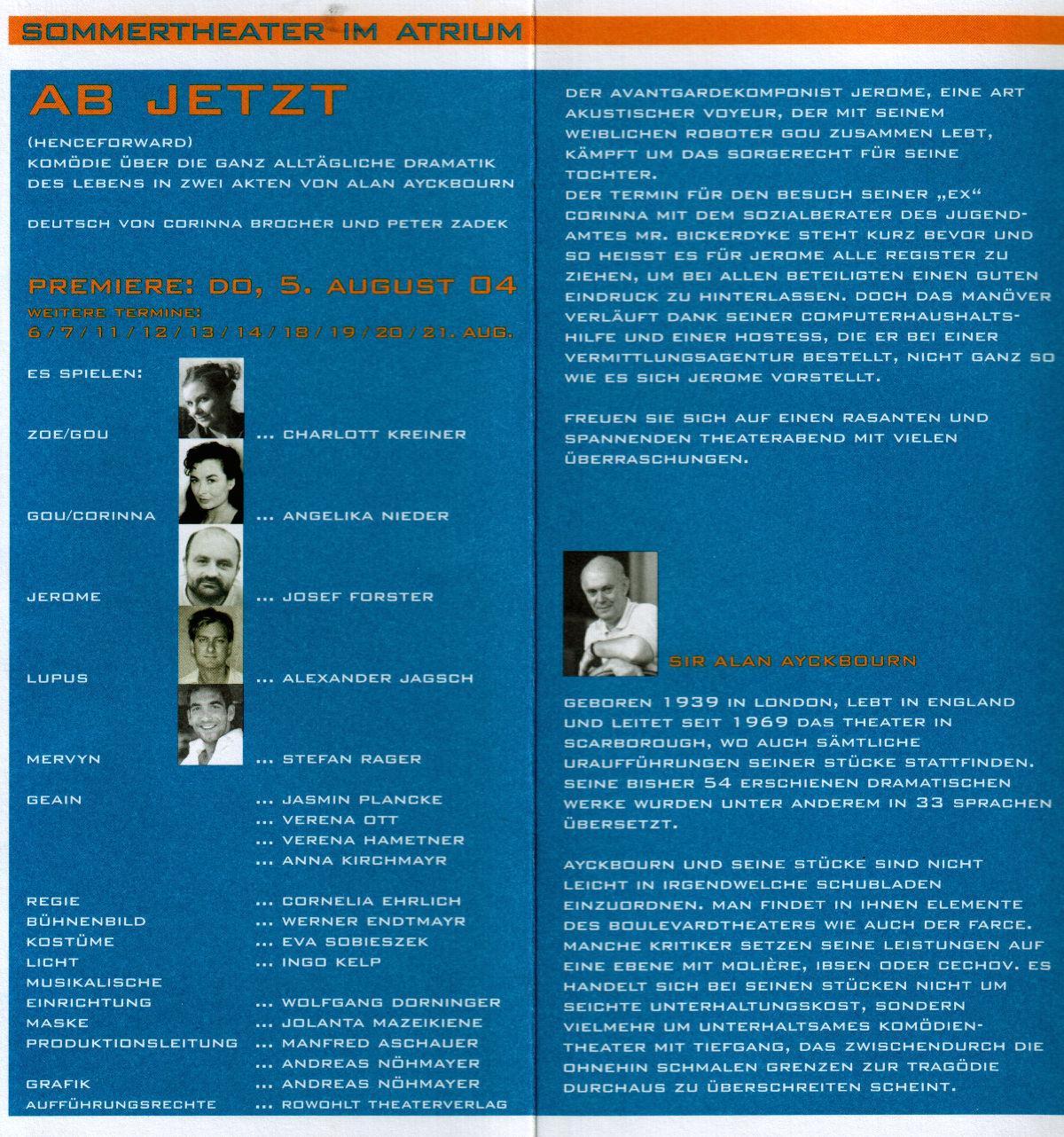 Theatre Music: "Ab Jetzt" Alan Ayckbourne
