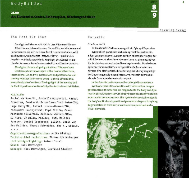 Curator: Ars Electronica Opening: Bodybilder