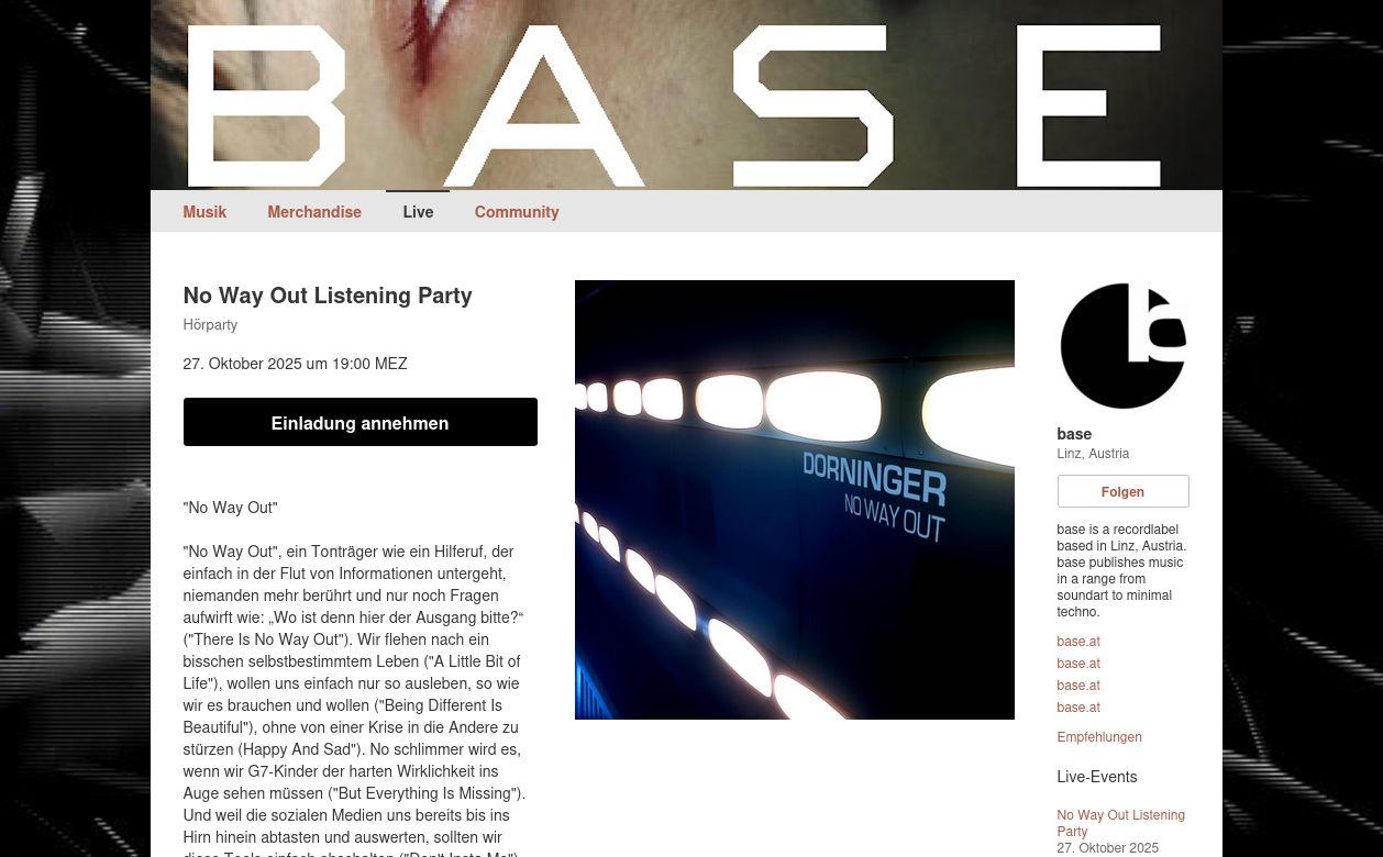 October 27th: Bandcamp Listening Party